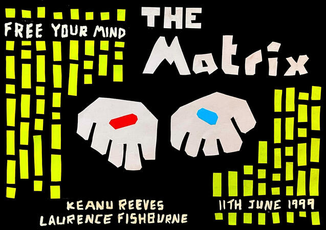 Saul Bass Style Matrix Poster Design By Quest Design